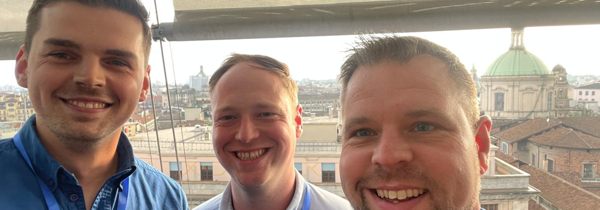 Marc Janssens and Marcel Raaphorst at Ecca Spring Meeting